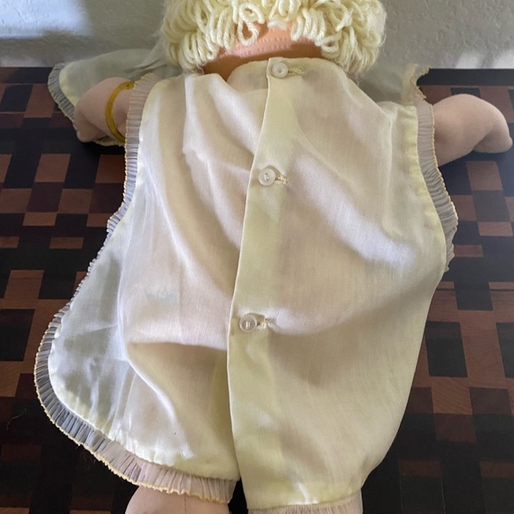 Vintage Signed Xazier Robert’s 1978-82 Cabbage Patch Doll Blonde Outfit Pacifier - Picture 10 of 16